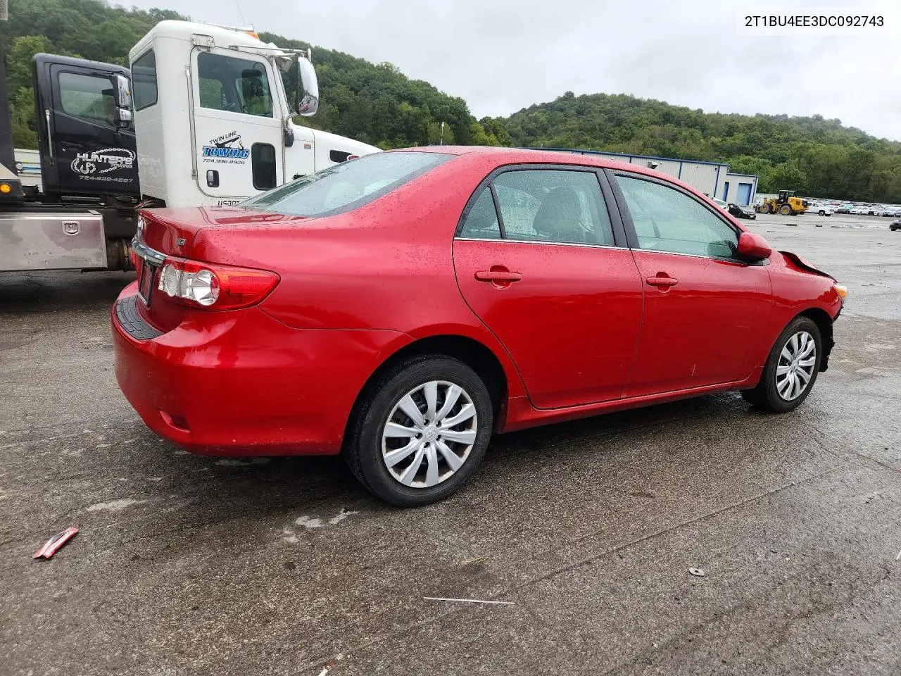 2013 TOYOTA COROLLA VIN 2T1BU4EE3DC092743 — фото 3
