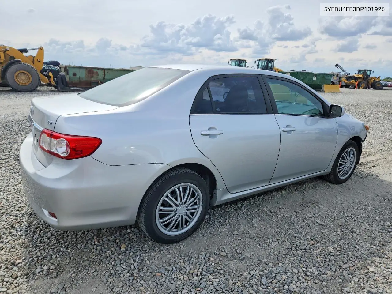 2013 TOYOTA COROLLA VIN 5YFBU4EE3DP101926 — фото 3
