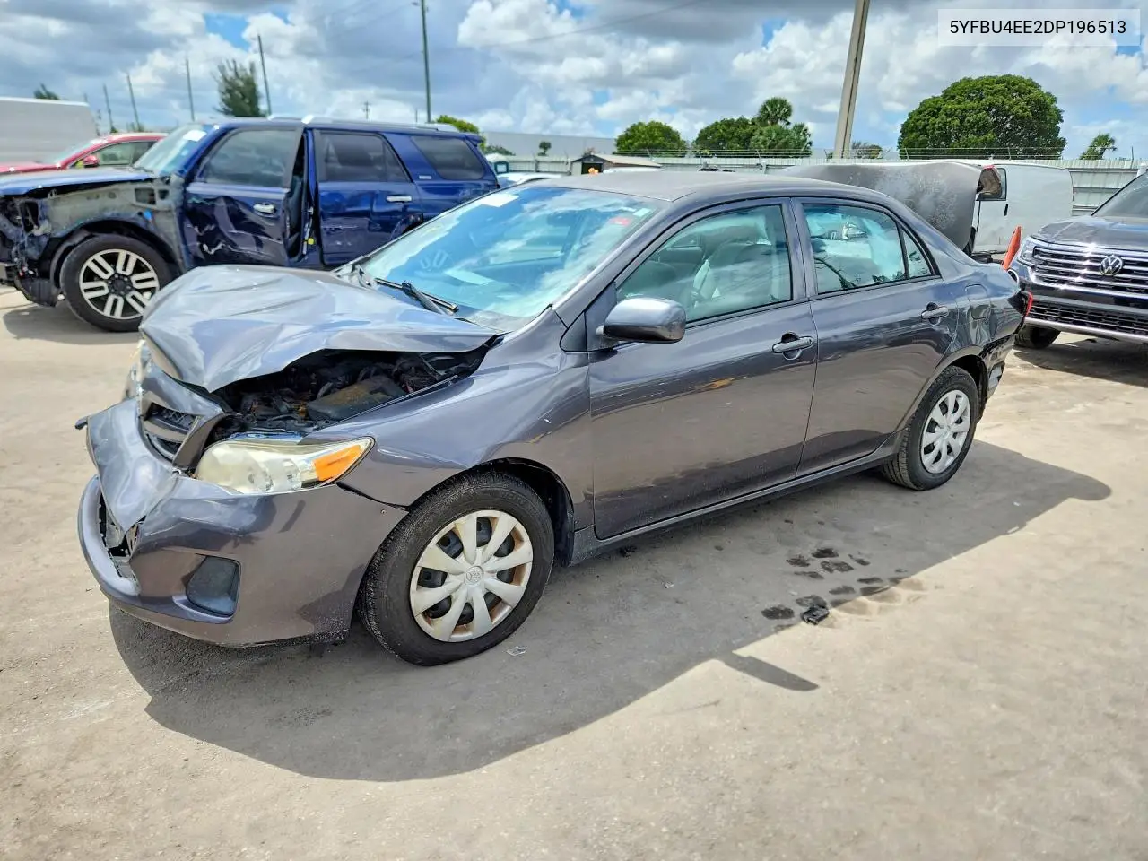TOYOTA COROLLA 2013, VIN 5YFBU4EE2DP196513