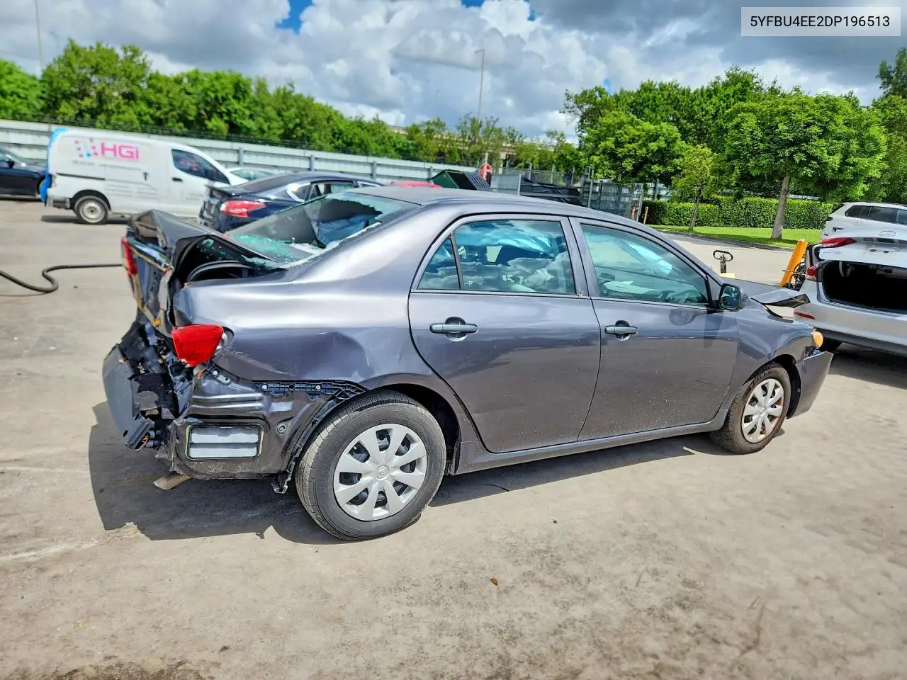 2013 TOYOTA COROLLA VIN 5YFBU4EE2DP196513 — фото 3