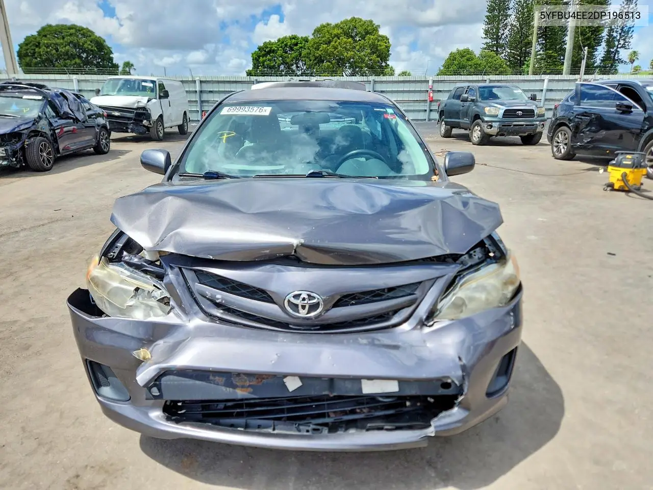 2013 TOYOTA COROLLA VIN 5YFBU4EE2DP196513 — фото 5