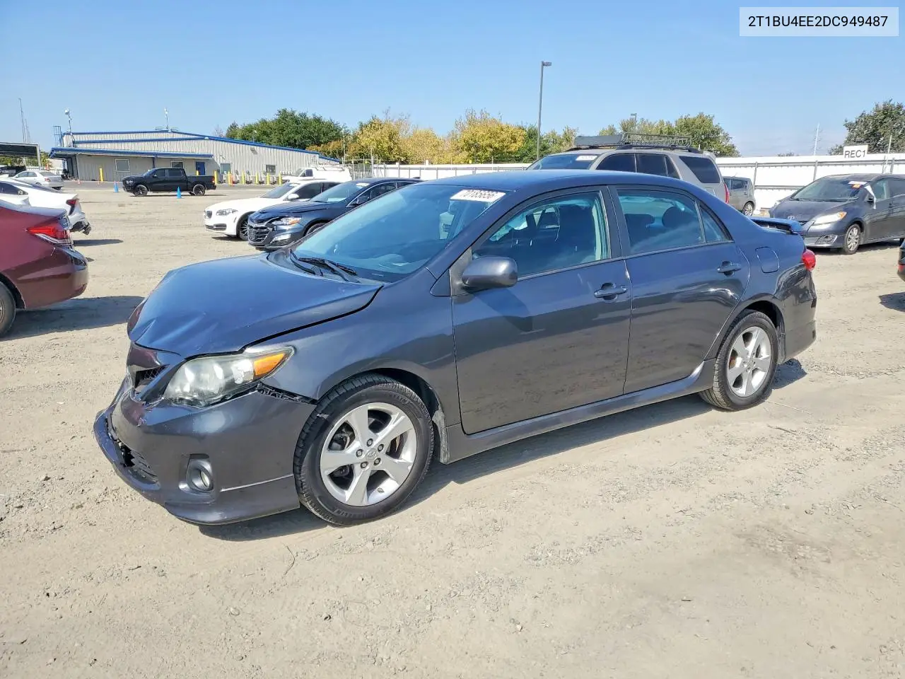 TOYOTA COROLLA 2013, VIN 2T1BU4EE2DC949487