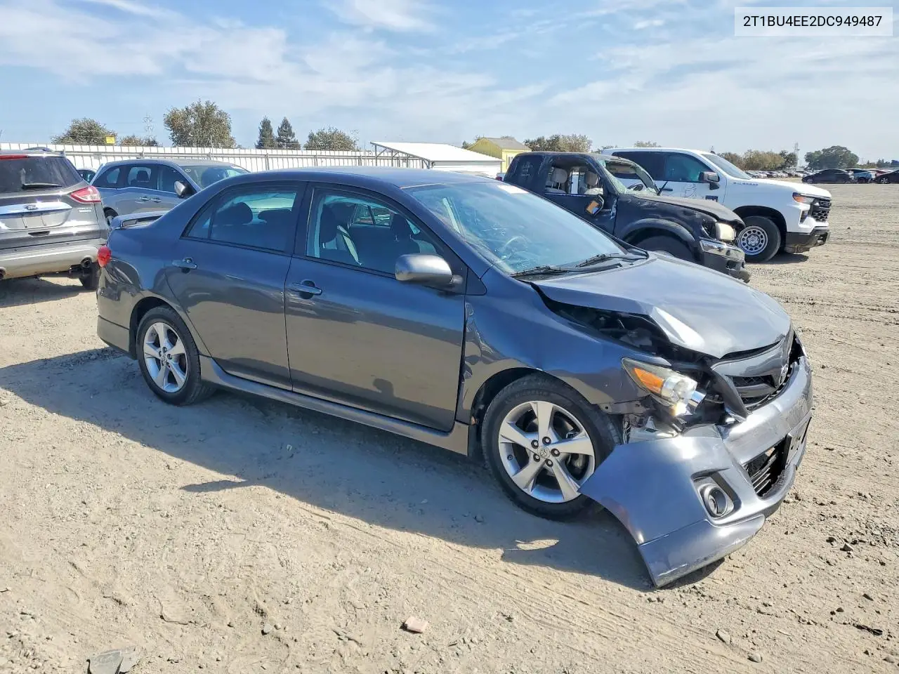 2013 TOYOTA COROLLA VIN 2T1BU4EE2DC949487 — фото 4