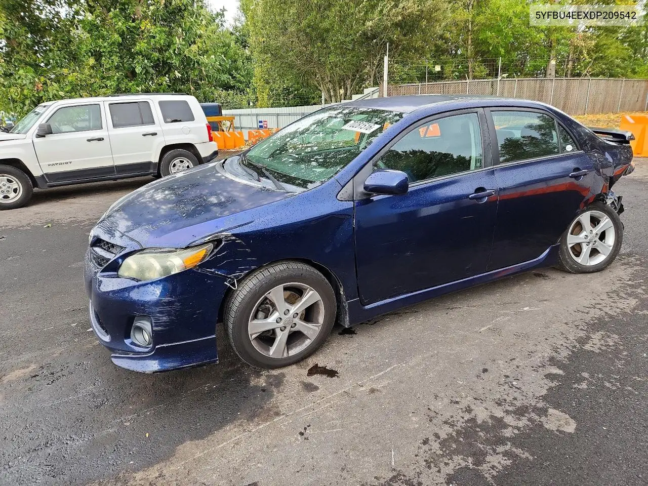 TOYOTA COROLLA 2013, VIN 5YFBU4EEXDP209542