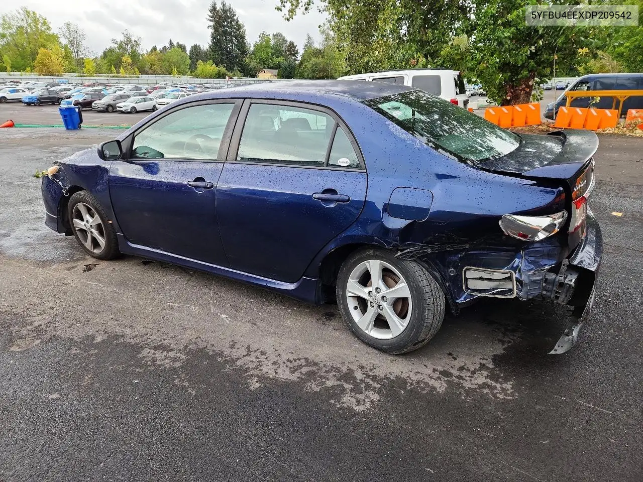 2013 TOYOTA COROLLA VIN 5YFBU4EEXDP209542 — фото 2