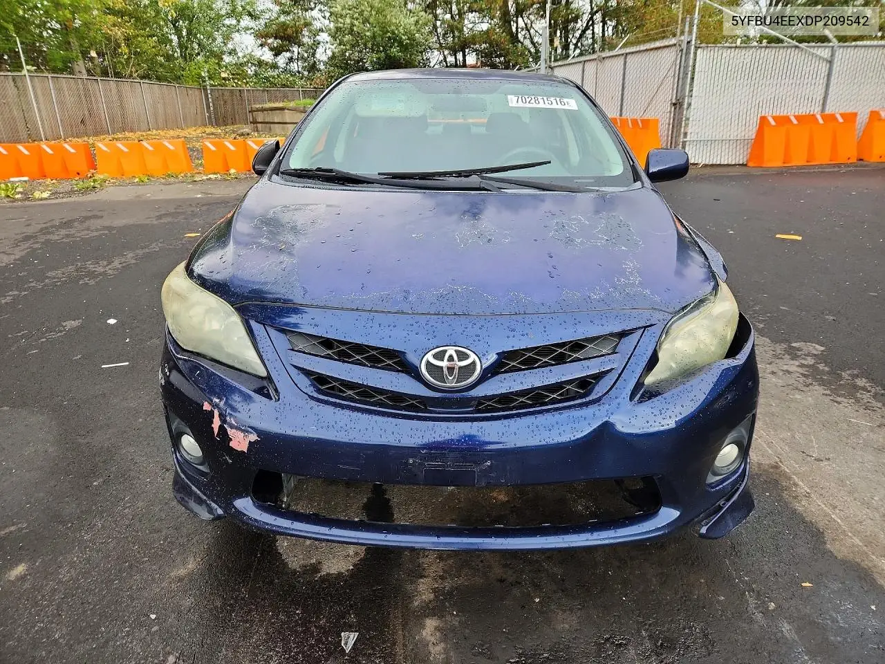 2013 TOYOTA COROLLA VIN 5YFBU4EEXDP209542 — фото 5