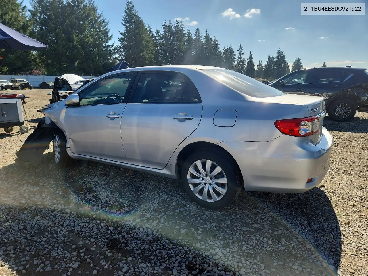 2013 TOYOTA COROLLA VIN 2T1BU4EE8DC921922 — фото 2