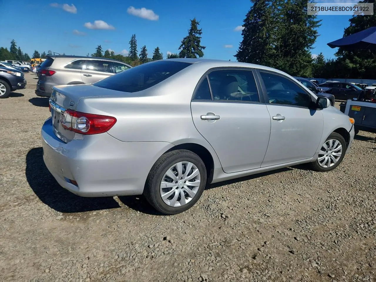 2013 TOYOTA COROLLA VIN 2T1BU4EE8DC921922 — фото 3
