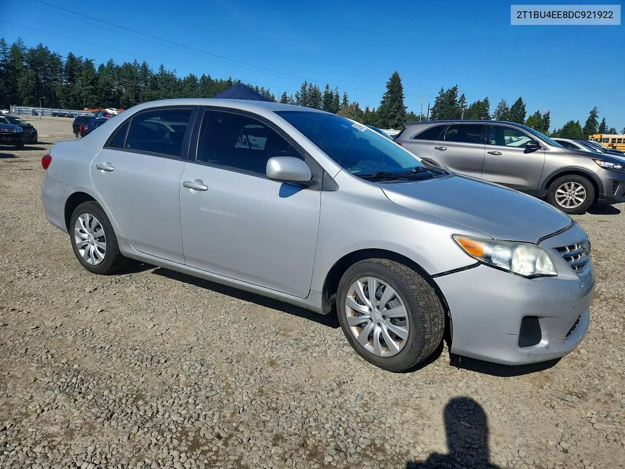 2013 TOYOTA COROLLA VIN 2T1BU4EE8DC921922 — фото 4