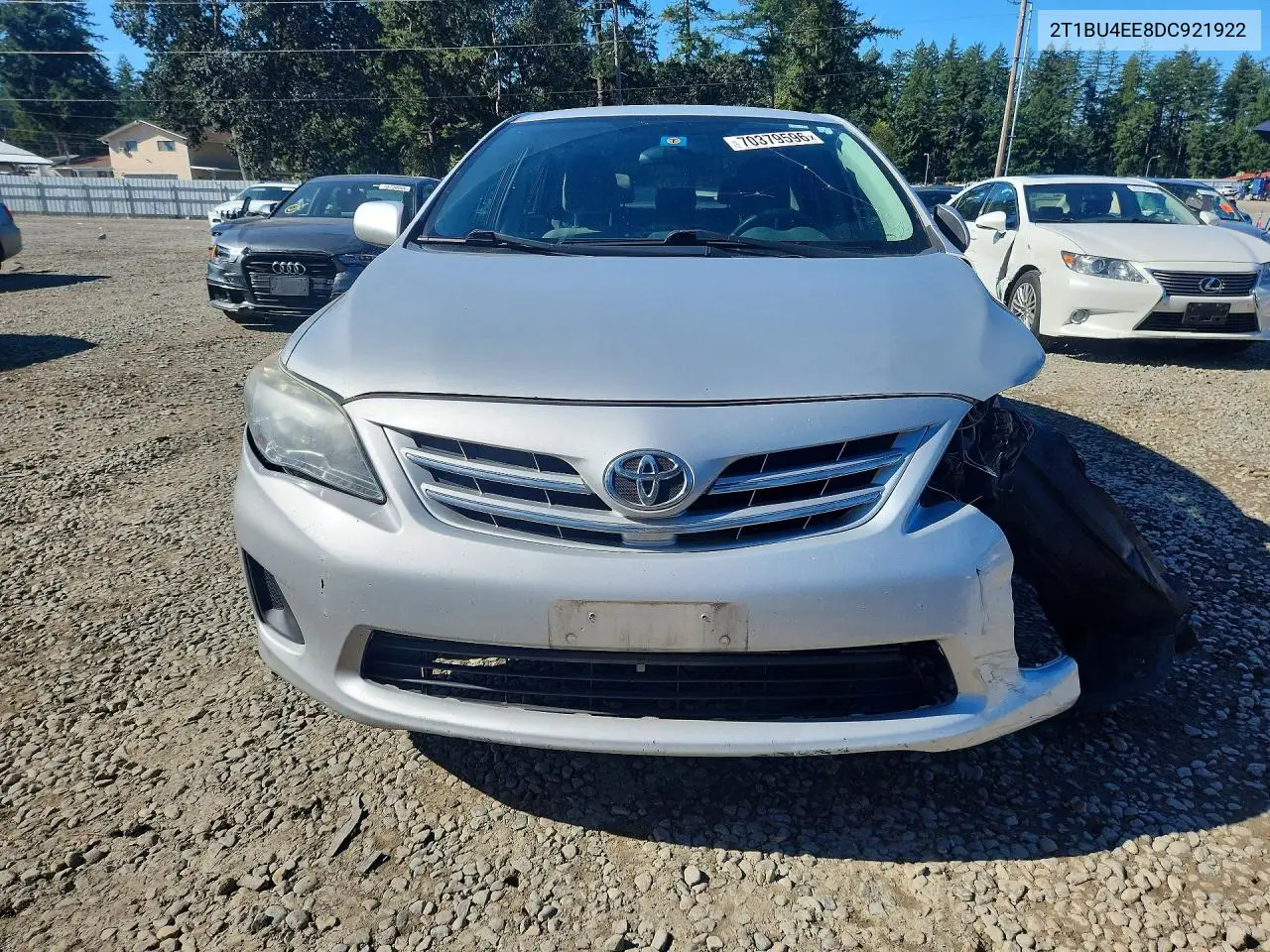 2013 TOYOTA COROLLA VIN 2T1BU4EE8DC921922 — фото 5