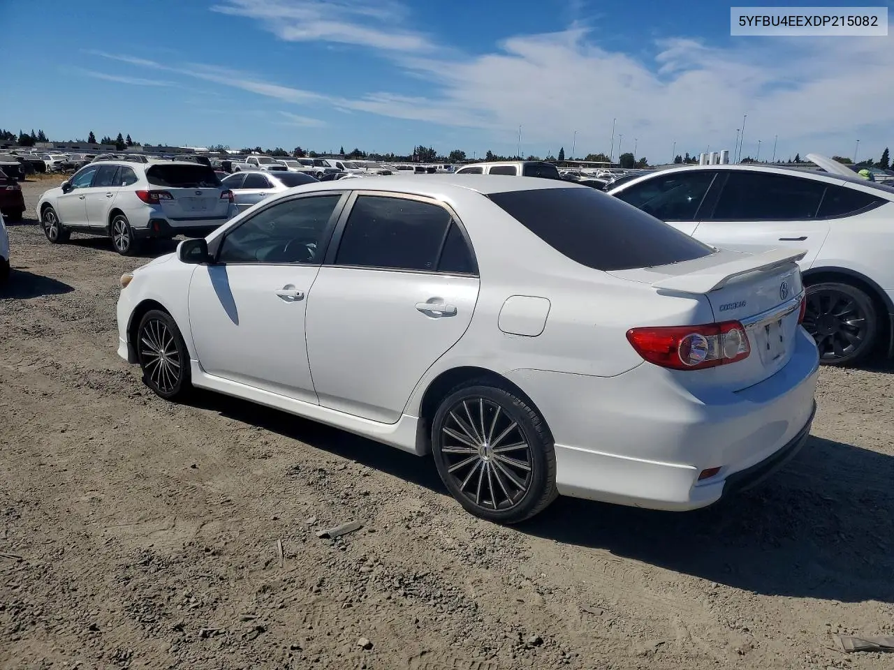 2013 TOYOTA COROLLA VIN 5YFBU4EEXDP215082 — фото 2