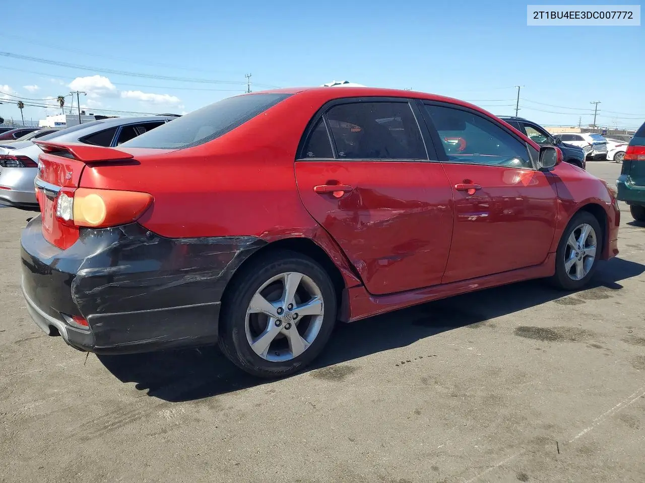 2013 TOYOTA COROLLA VIN 2T1BU4EE3DC007772 — фото 3