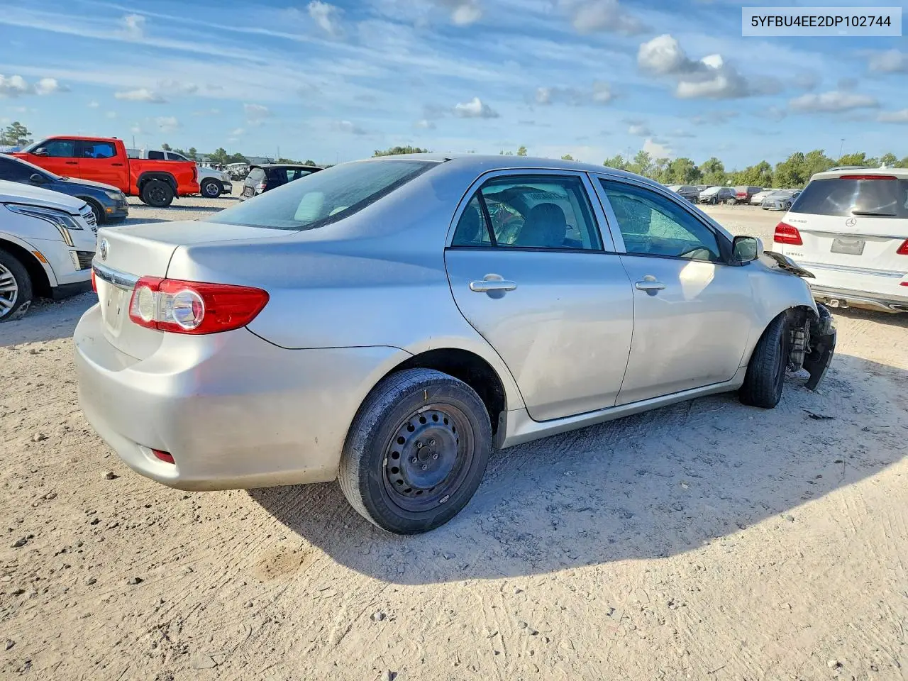 2013 TOYOTA COROLLA VIN 5YFBU4EE2DP102744 — фото 3