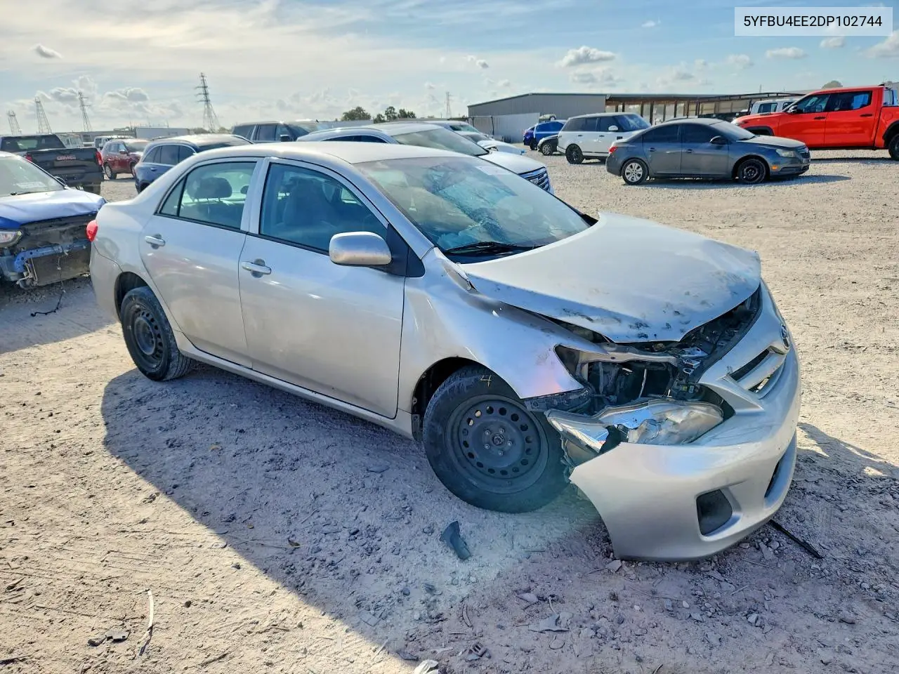 2013 TOYOTA COROLLA VIN 5YFBU4EE2DP102744 — фото 4