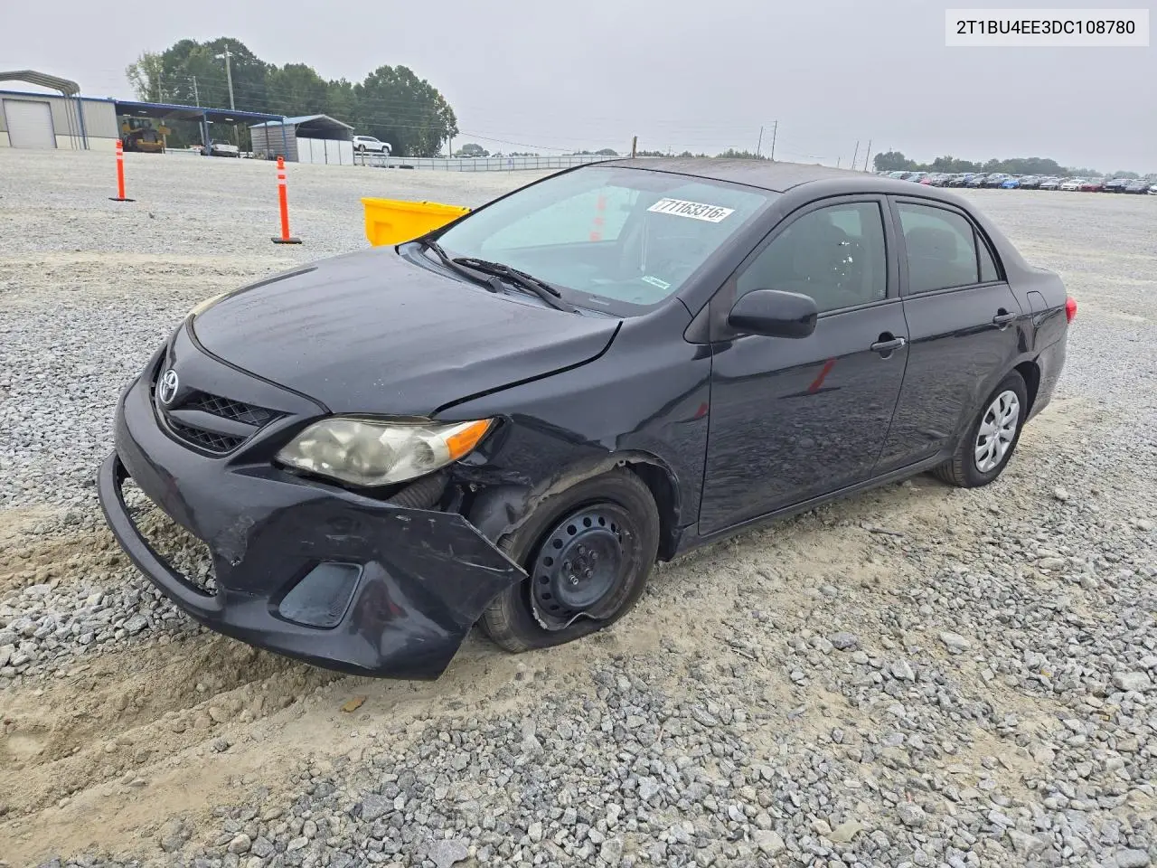 TOYOTA COROLLA 2013, VIN 2T1BU4EE3DC108780