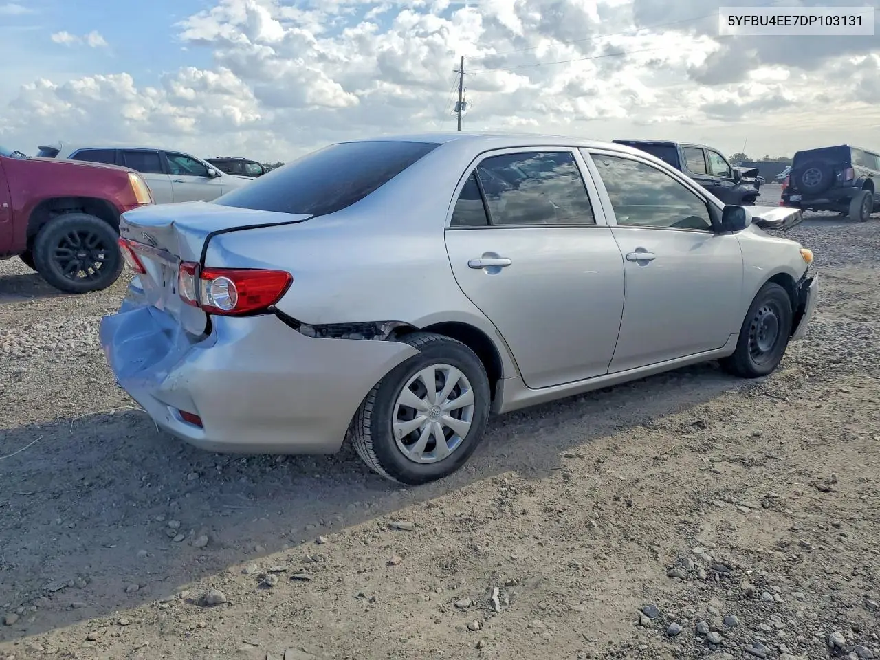 2013 TOYOTA COROLLA VIN 5YFBU4EE7DP103131 — фото 3