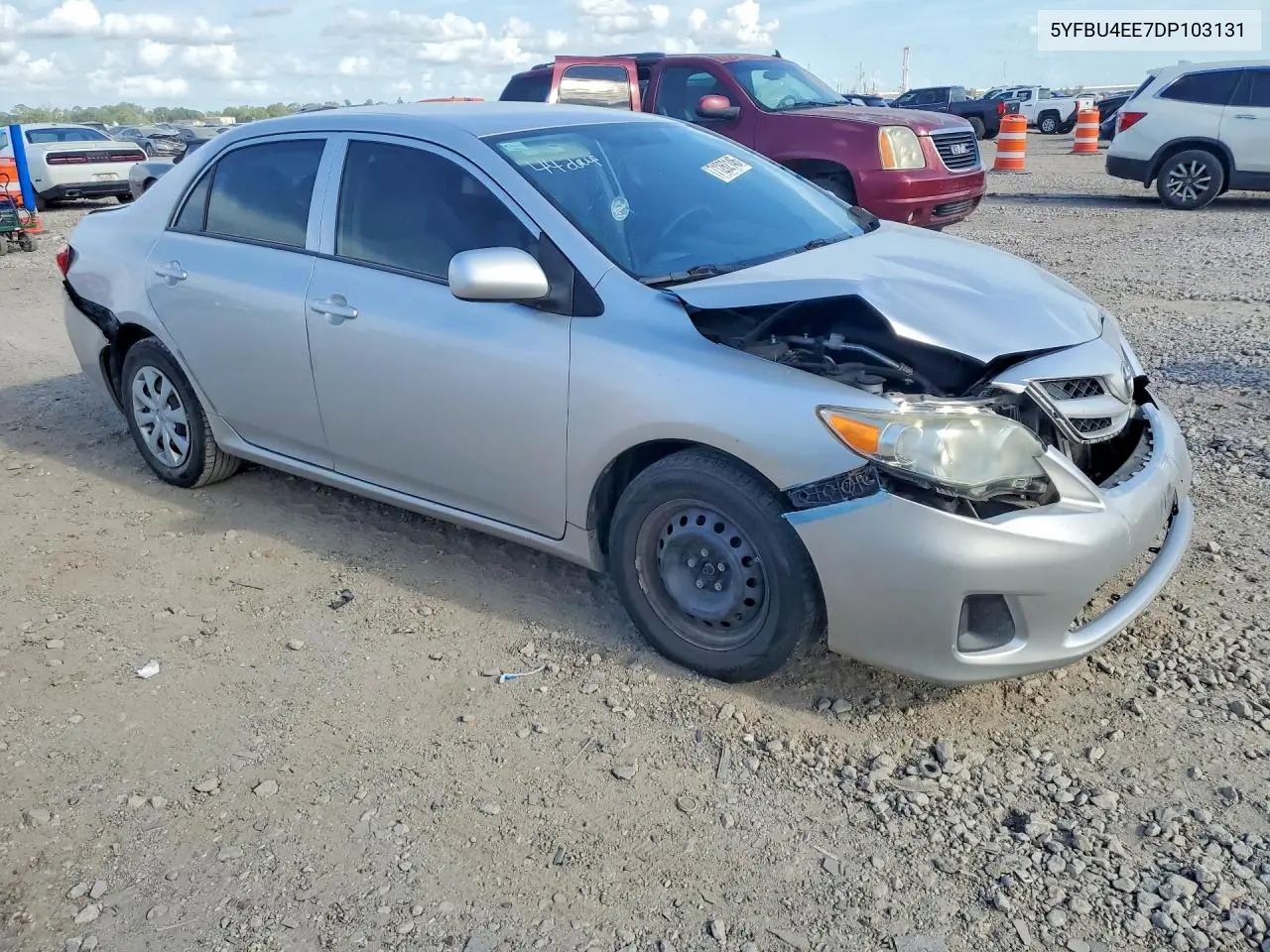 2013 TOYOTA COROLLA VIN 5YFBU4EE7DP103131 — фото 4