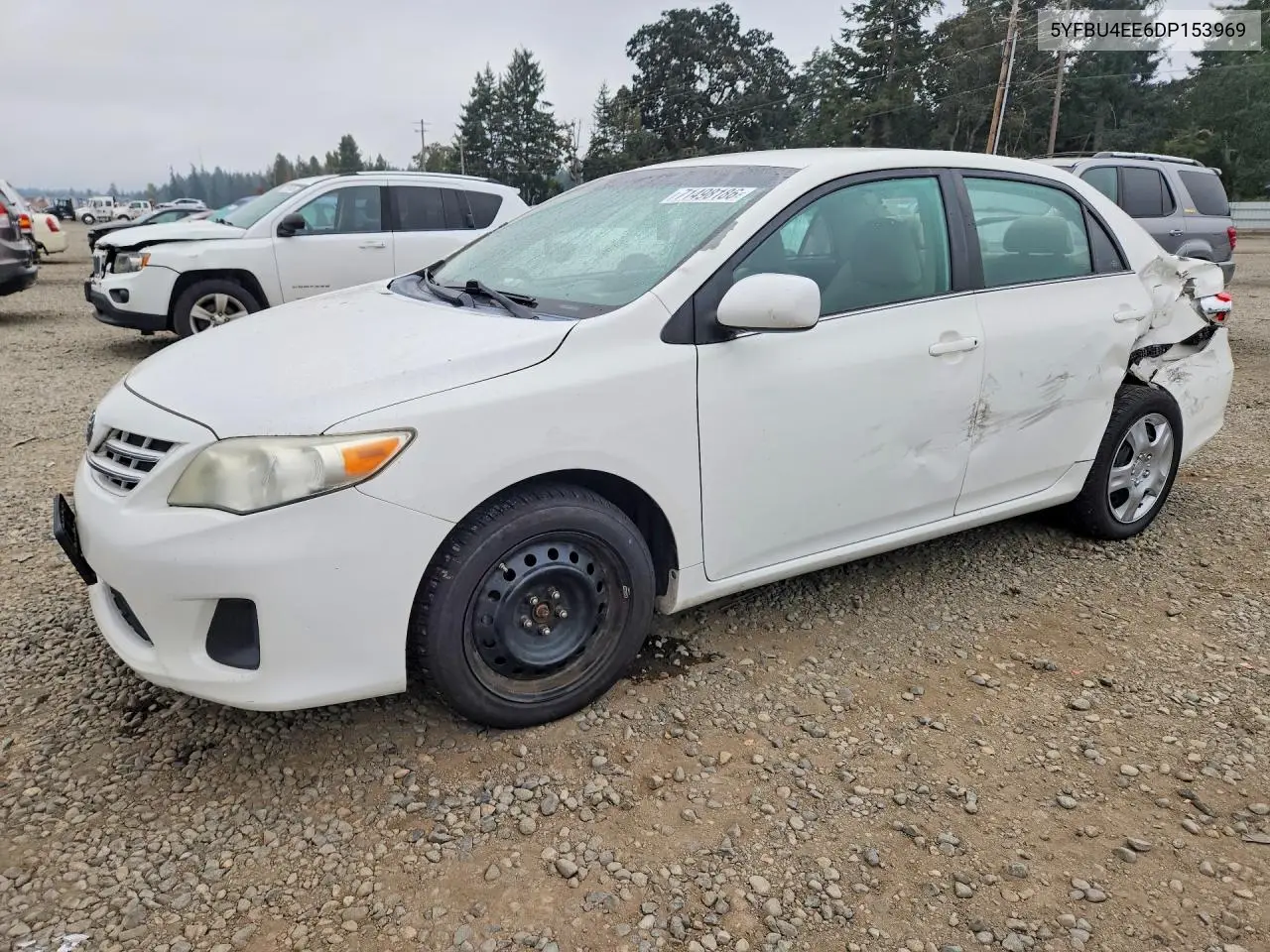 TOYOTA COROLLA 2013, VIN 5YFBU4EE6DP153969