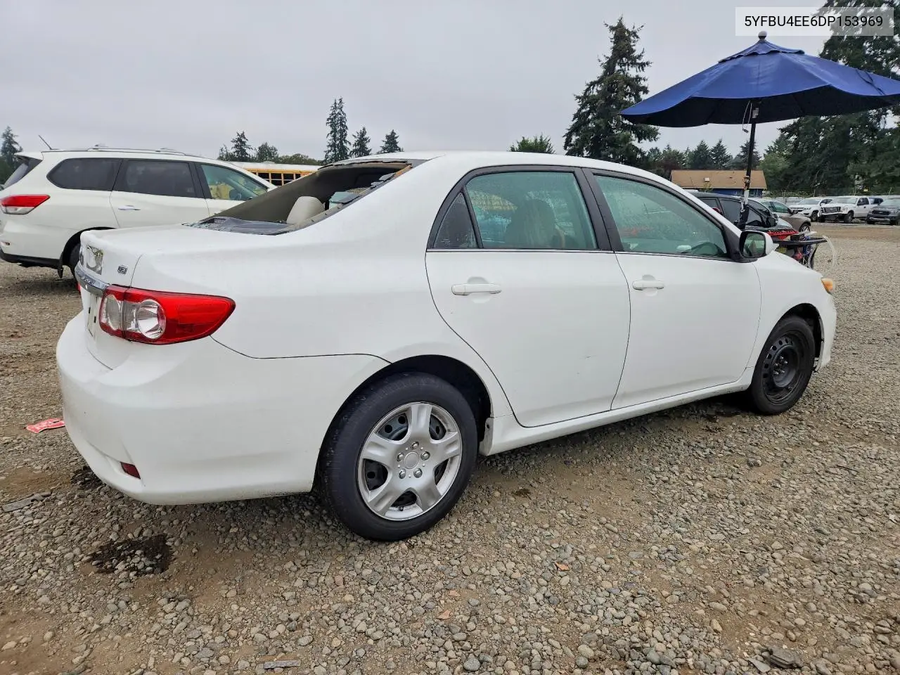 2013 TOYOTA COROLLA VIN 5YFBU4EE6DP153969 — фото 3