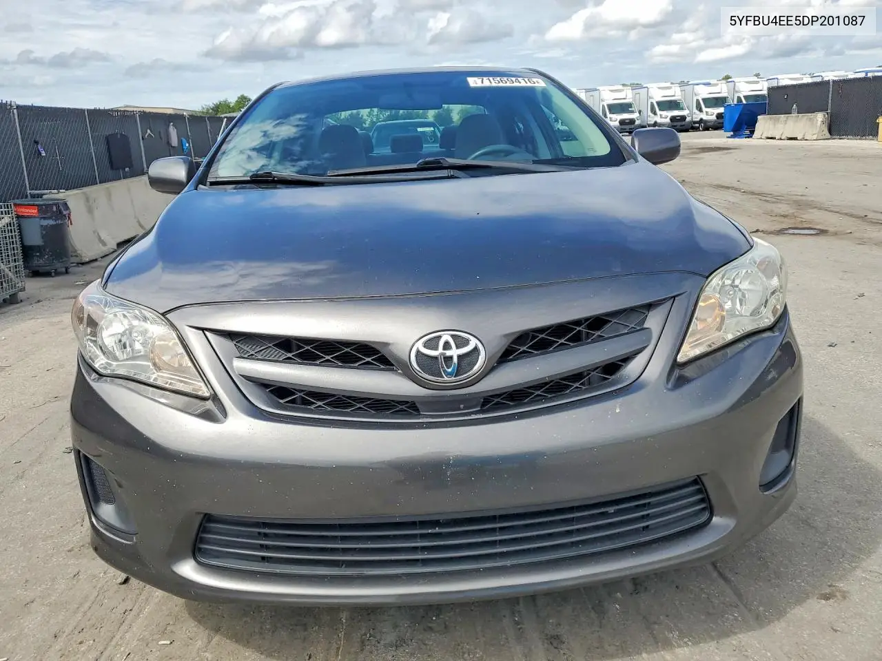 2013 TOYOTA COROLLA VIN 5YFBU4EE5DP201087 — фото 5