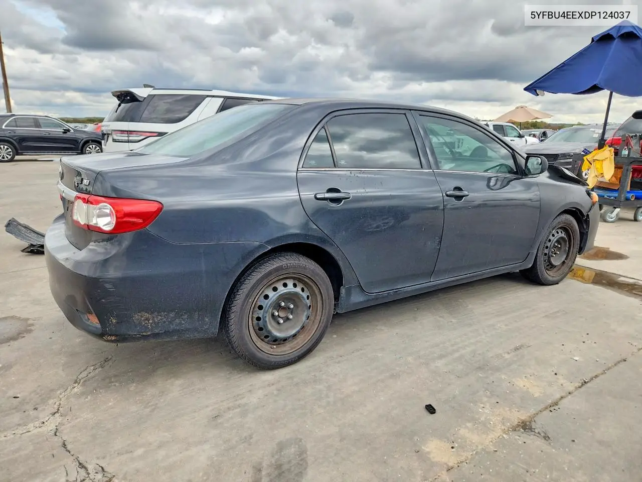 2013 TOYOTA COROLLA VIN 5YFBU4EEXDP124037 — фото 3