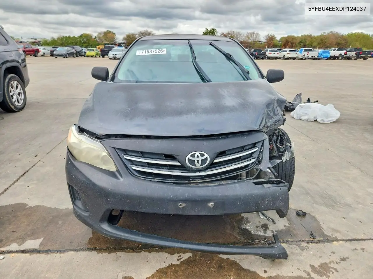2013 TOYOTA COROLLA VIN 5YFBU4EEXDP124037 — фото 5