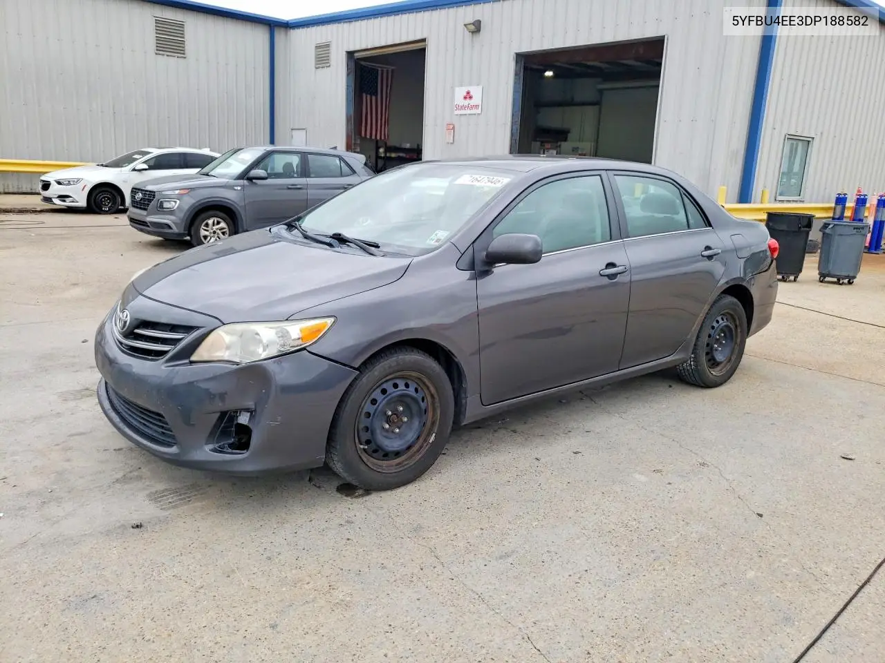 TOYOTA COROLLA 2013, VIN 5YFBU4EE3DP188582