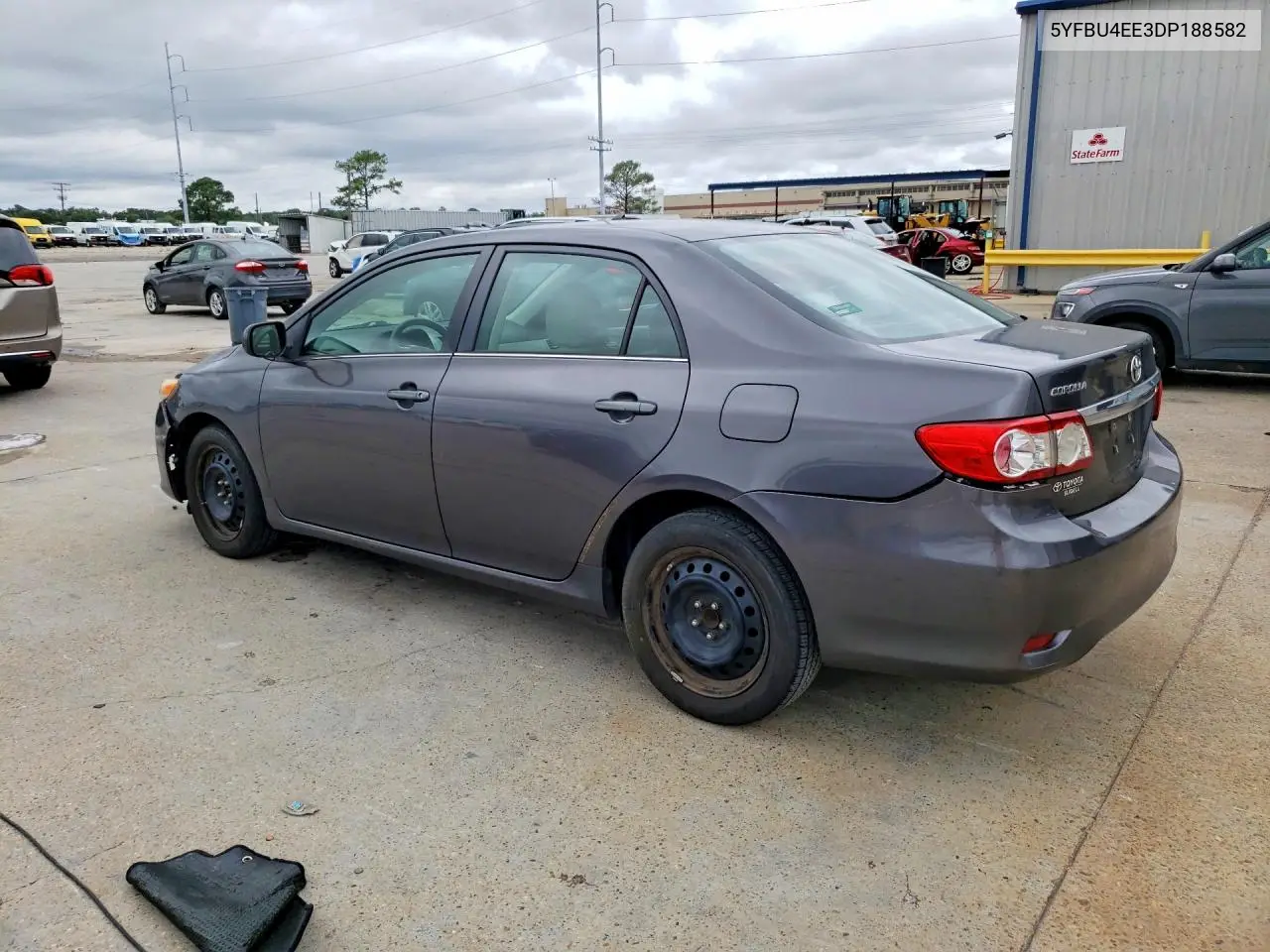 2013 TOYOTA COROLLA VIN 5YFBU4EE3DP188582 — фото 2