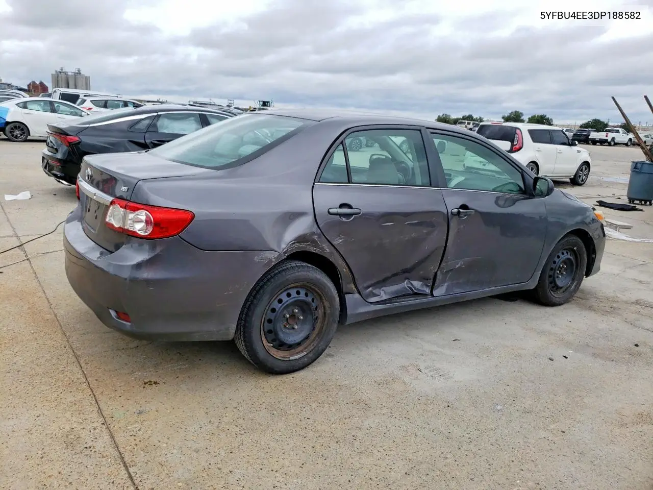 2013 TOYOTA COROLLA VIN 5YFBU4EE3DP188582 — фото 3