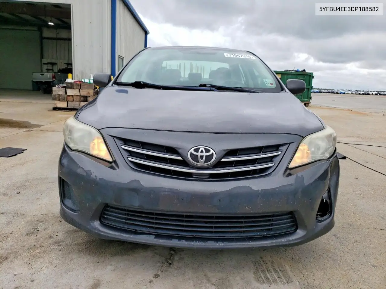 2013 TOYOTA COROLLA VIN 5YFBU4EE3DP188582 — фото 5