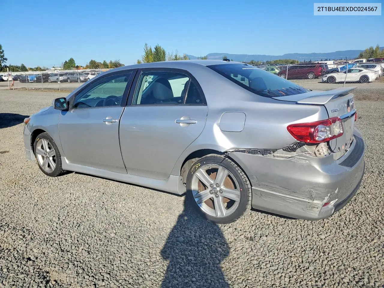 2013 TOYOTA COROLLA VIN 2T1BU4EEXDC024567 — фото 2