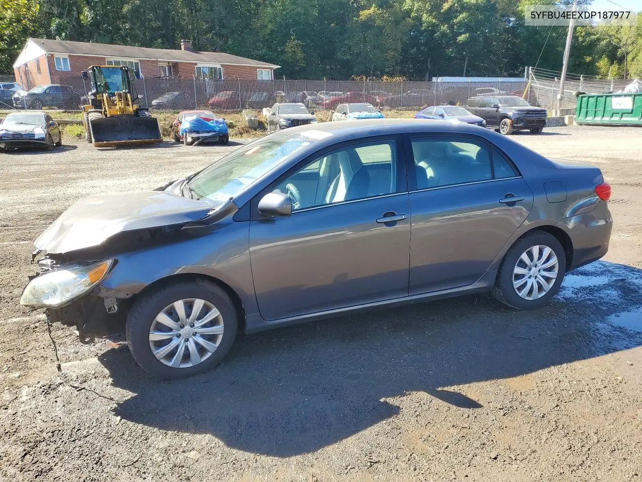 TOYOTA COROLLA 2013, VIN 5YFBU4EEXDP187977