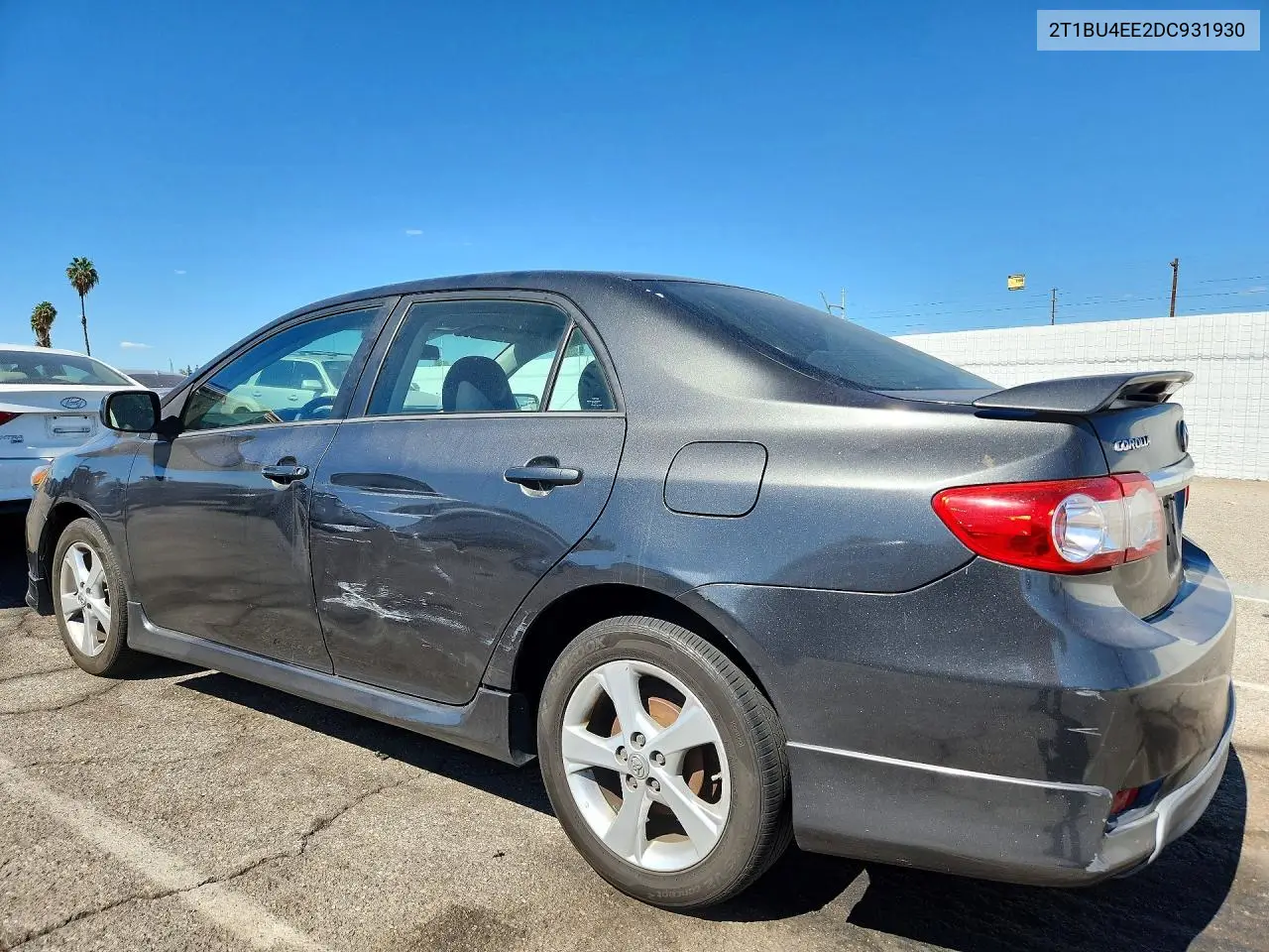 2013 TOYOTA COROLLA VIN 2T1BU4EE2DC931930 — фото 2