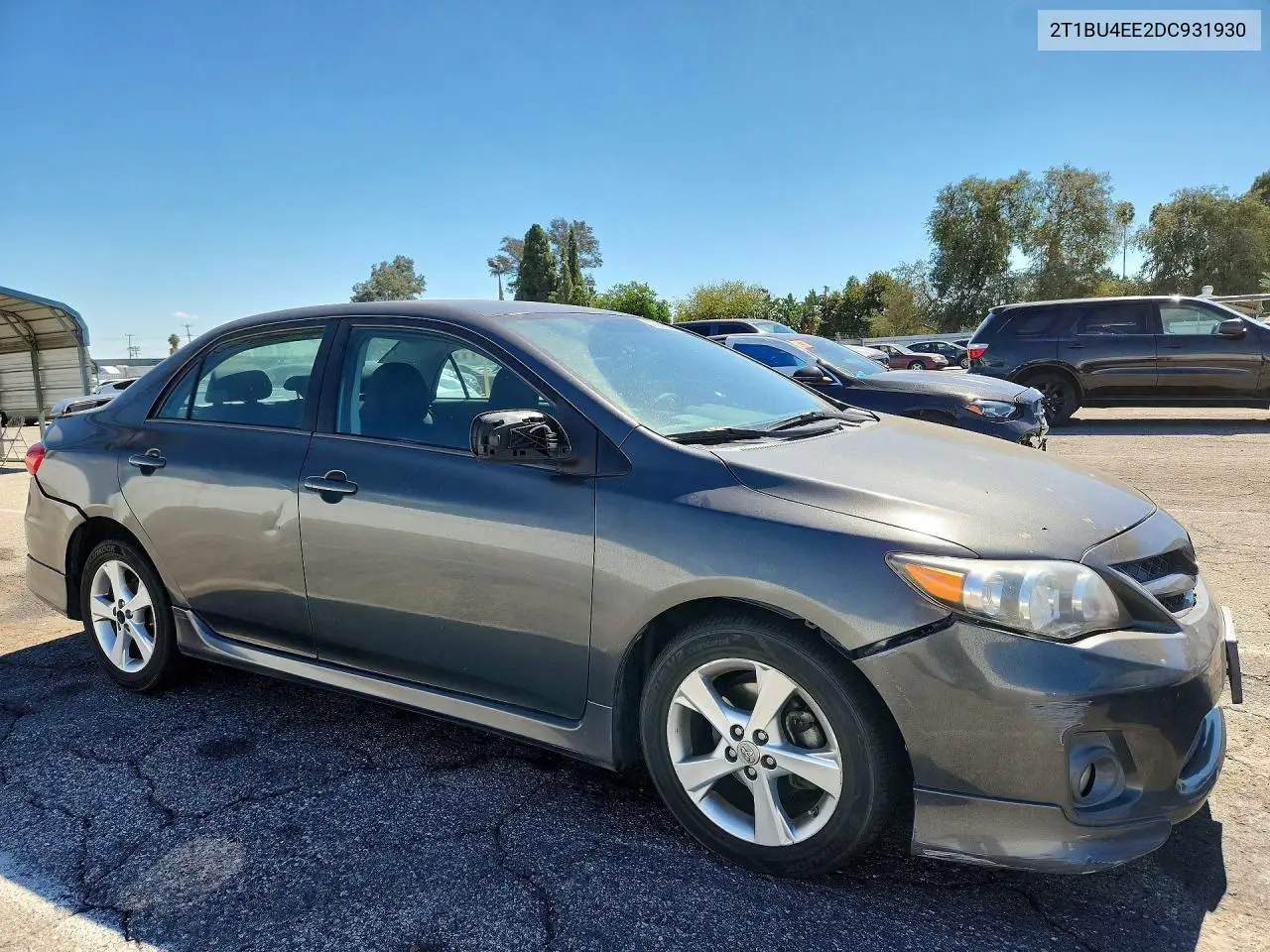 2013 TOYOTA COROLLA VIN 2T1BU4EE2DC931930 — фото 4