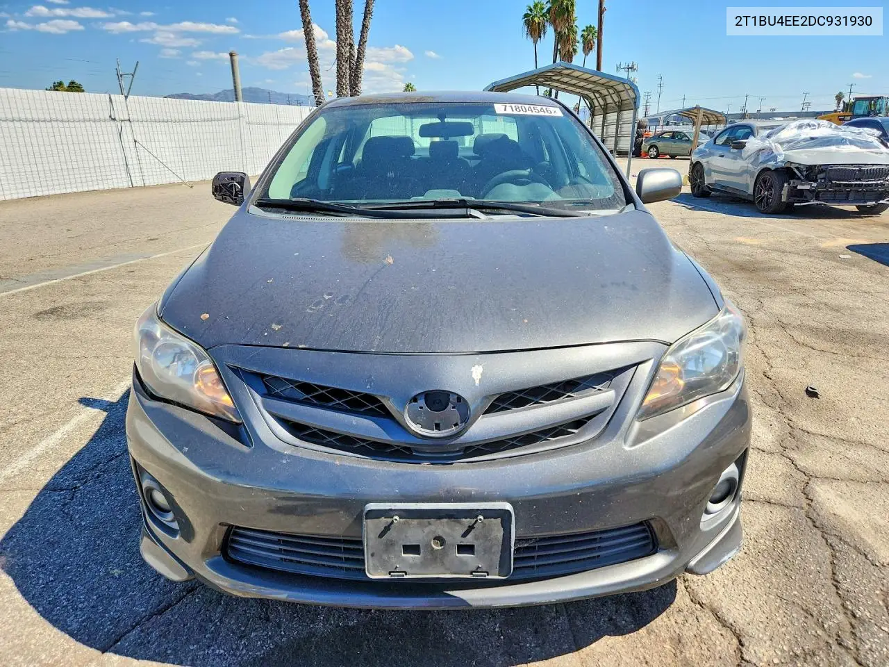 2013 TOYOTA COROLLA VIN 2T1BU4EE2DC931930 — фото 5