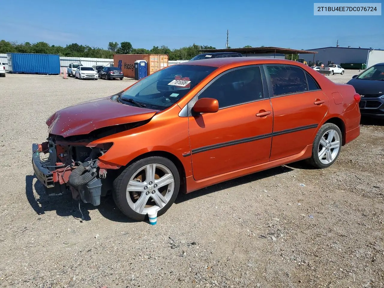 TOYOTA COROLLA 2013, VIN 2T1BU4EE7DC076724