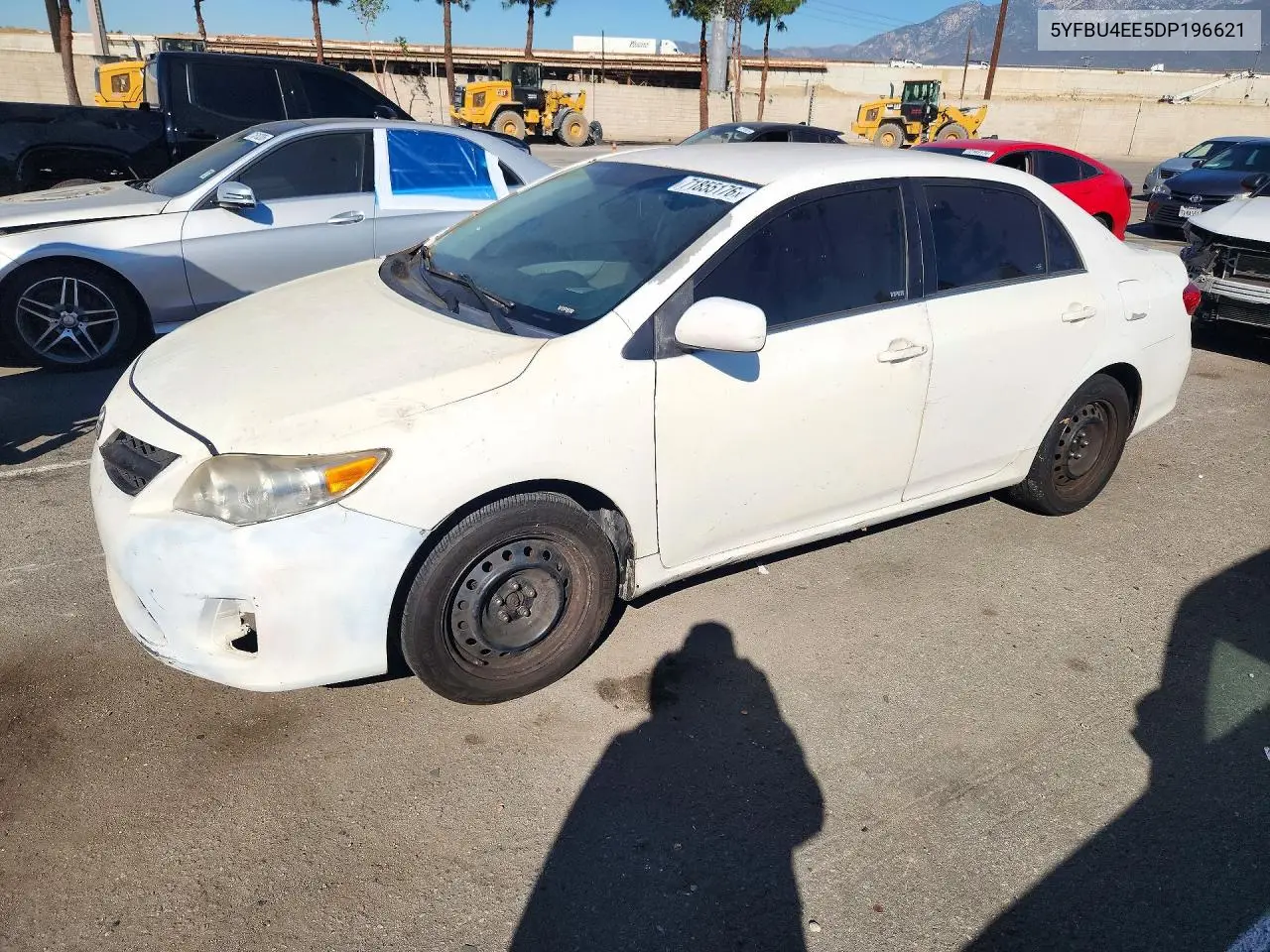 TOYOTA COROLLA 2013, VIN 5YFBU4EE5DP196621