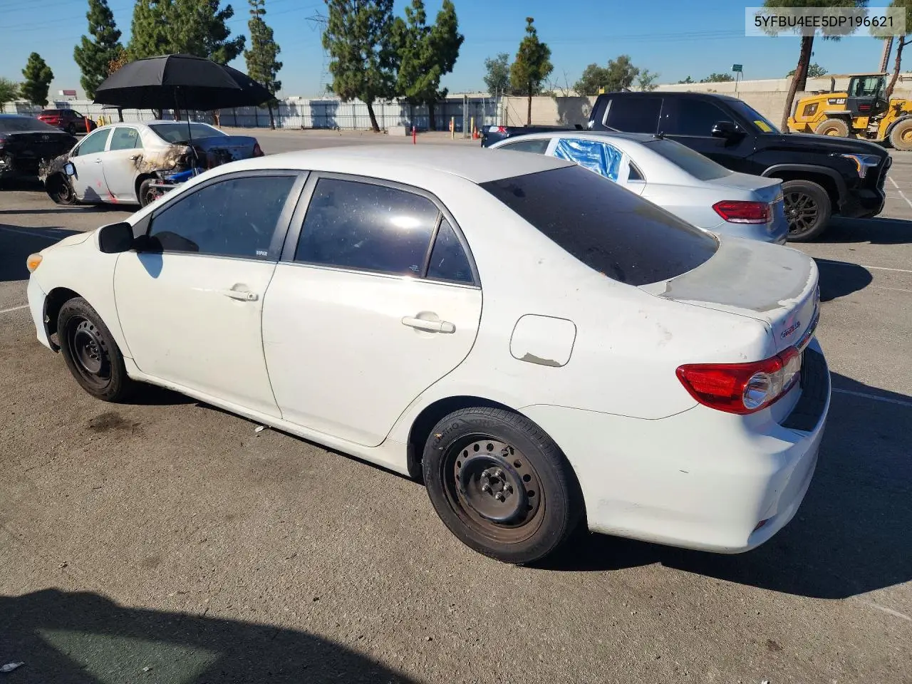 2013 TOYOTA COROLLA VIN 5YFBU4EE5DP196621 — фото 2