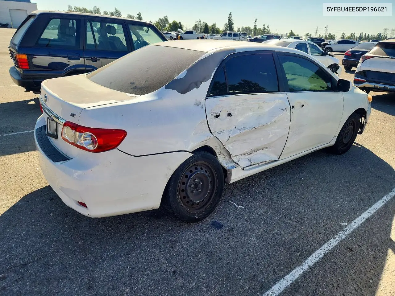2013 TOYOTA COROLLA VIN 5YFBU4EE5DP196621 — фото 3