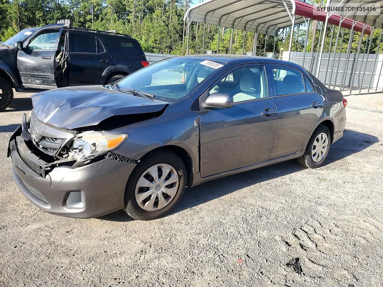 TOYOTA COROLLA 2013, VIN 5YFBU4EE7DP135416