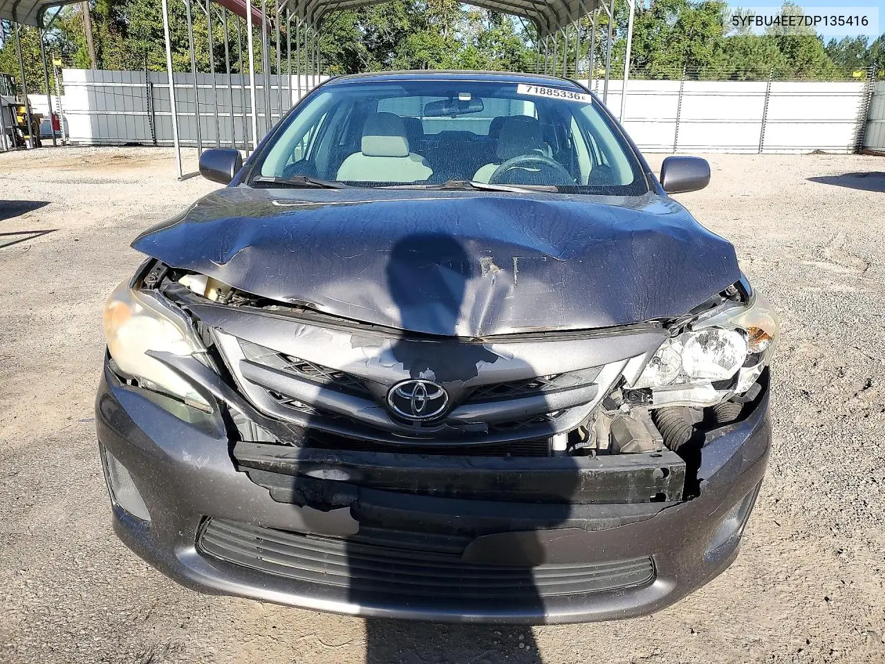 2013 TOYOTA COROLLA VIN 5YFBU4EE7DP135416 — фото 5