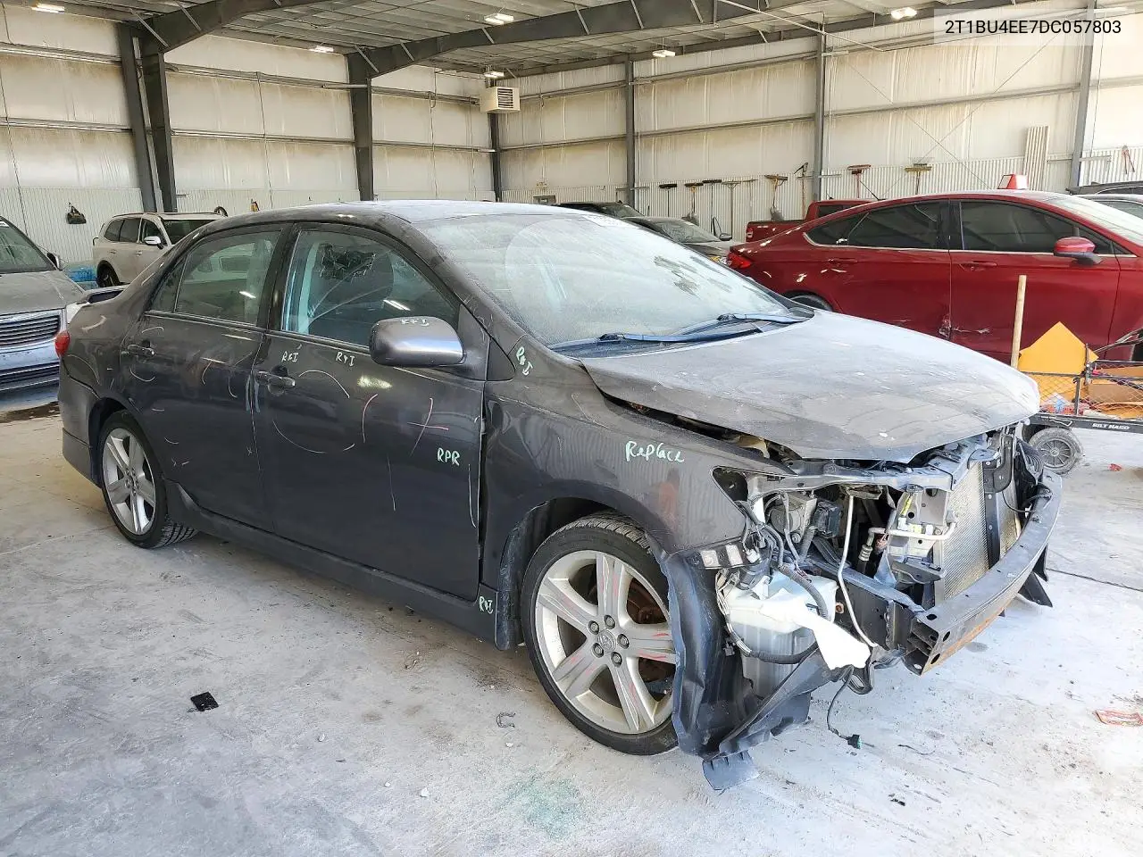 2013 TOYOTA COROLLA VIN 2T1BU4EE7DC057803 — фото 4