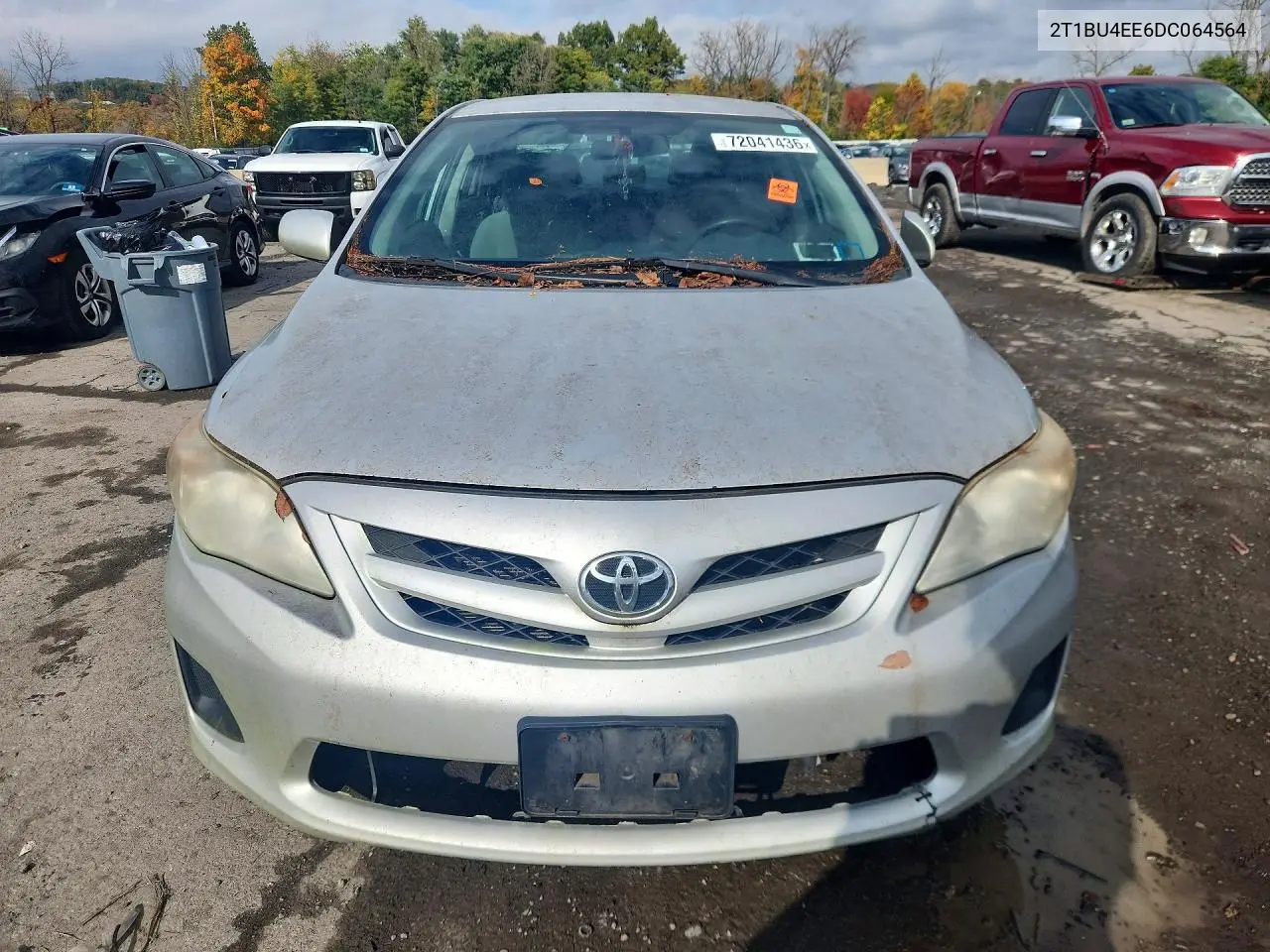 2013 TOYOTA COROLLA VIN 2T1BU4EE6DC064564 — фото 5