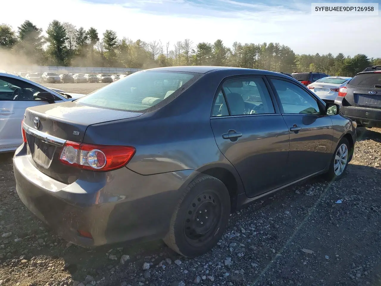 2013 TOYOTA COROLLA VIN 5YFBU4EE9DP126958 — фото 3