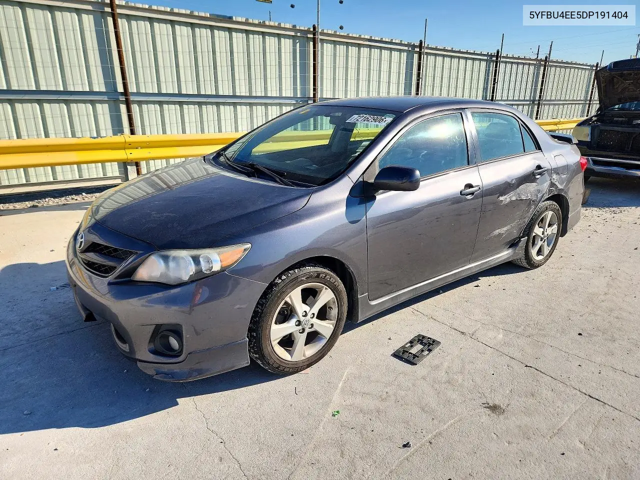 TOYOTA COROLLA 2013, VIN 5YFBU4EE5DP191404