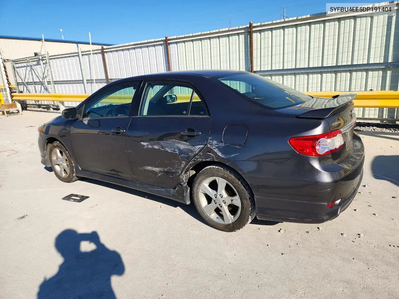 2013 TOYOTA COROLLA VIN 5YFBU4EE5DP191404 — фото 2