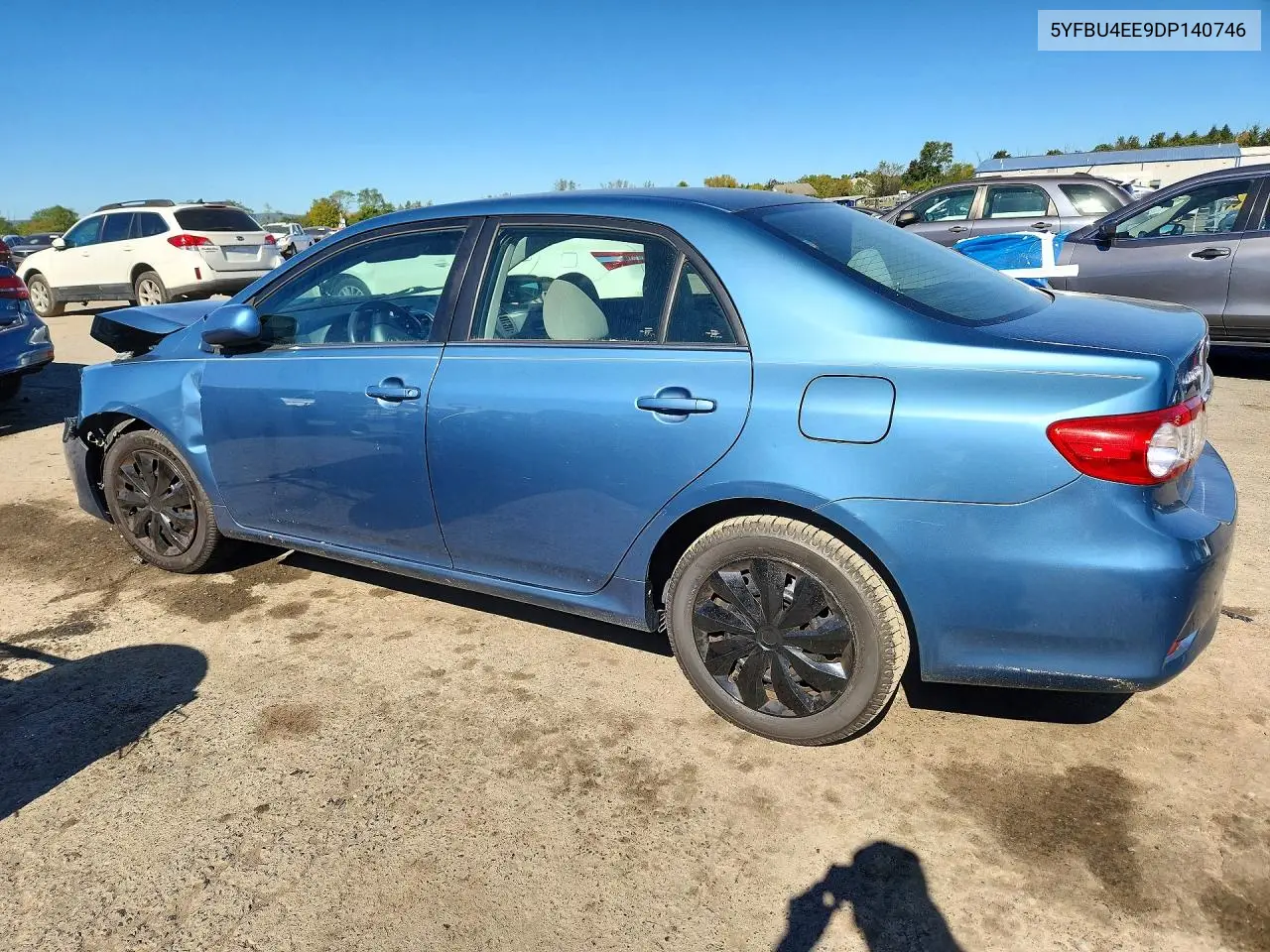 2013 TOYOTA COROLLA VIN 5YFBU4EE9DP140746 — фото 2
