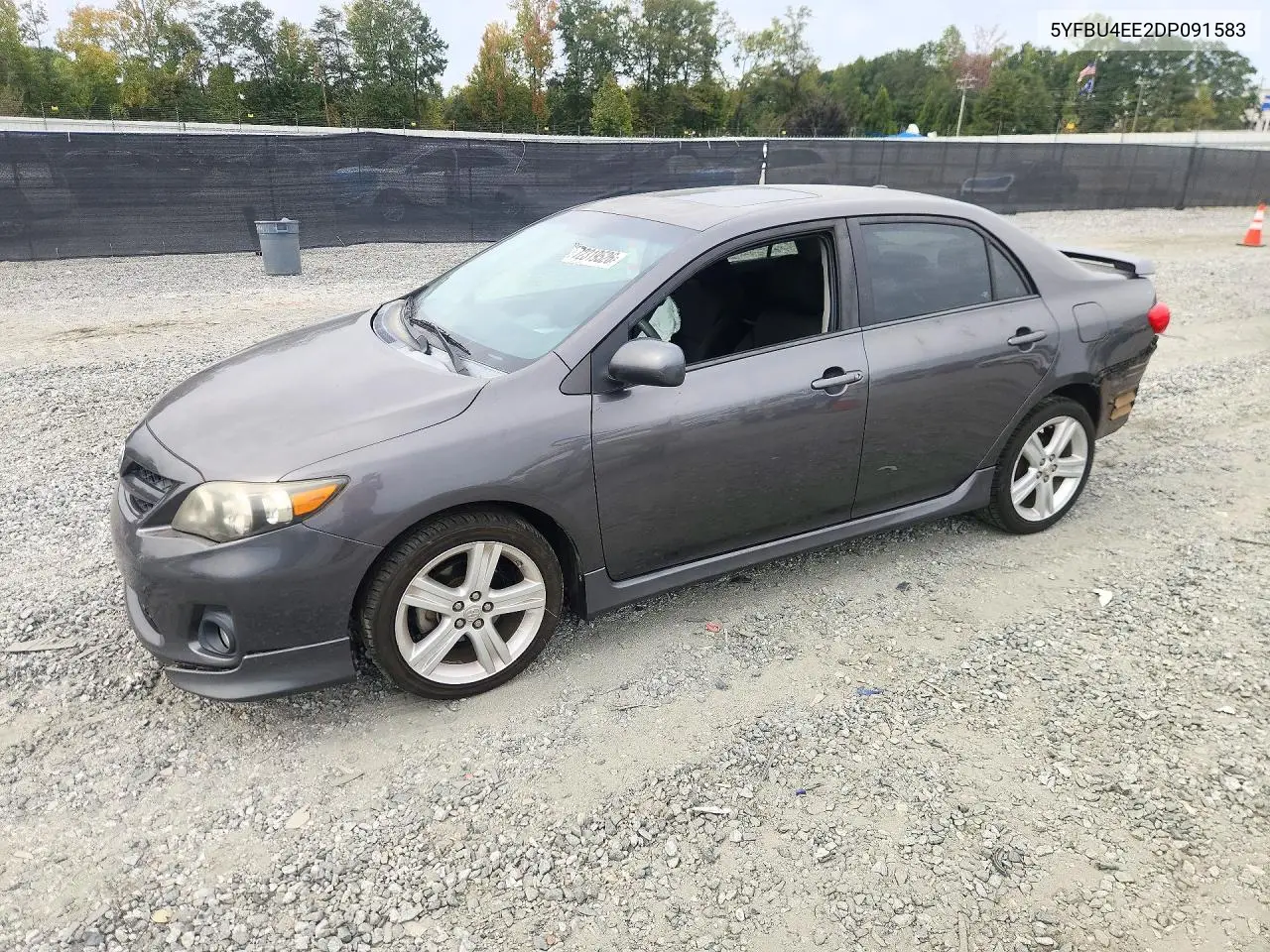 TOYOTA COROLLA 2013, VIN 5YFBU4EE2DP091583