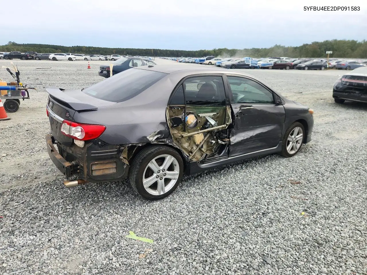 2013 TOYOTA COROLLA VIN 5YFBU4EE2DP091583 — фото 3