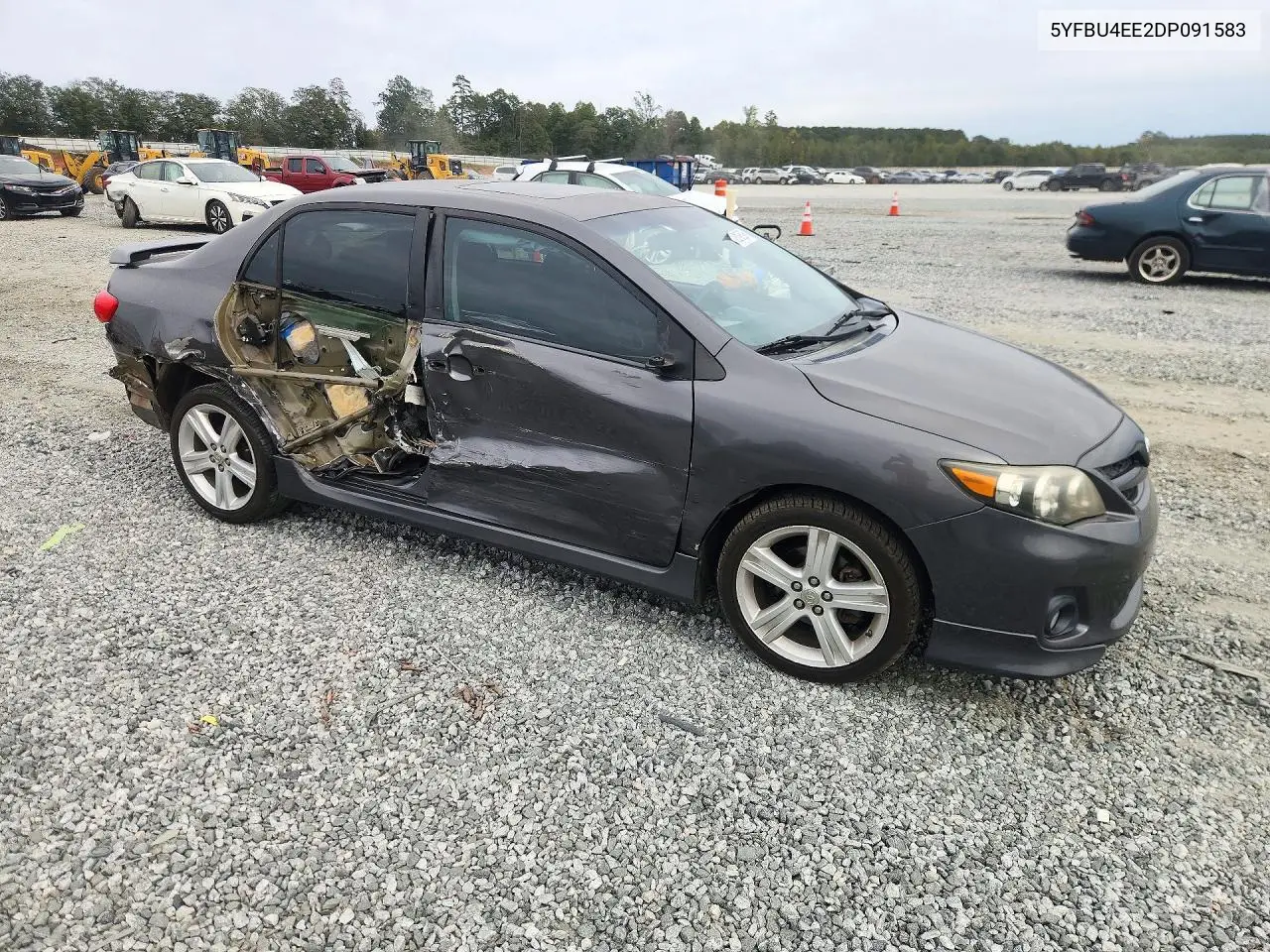 2013 TOYOTA COROLLA VIN 5YFBU4EE2DP091583 — фото 4